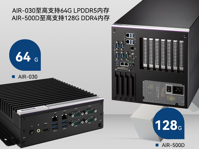 研華AI邊緣服務器,雙GPU工控主機,DDR4內(nèi)存|AIR-500D