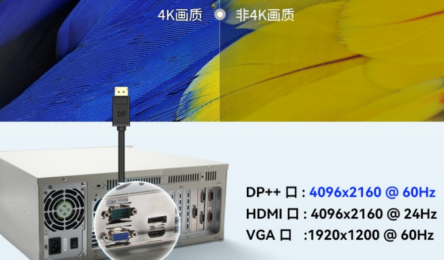 這款工控機尺寸為430*480*177mm（寬*深*高），約重23kg。